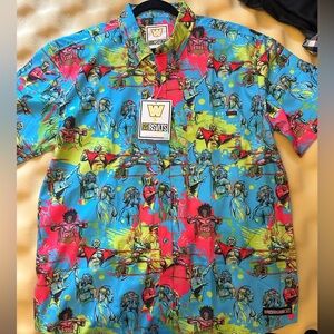 RSVLTS wrestlemania button up